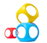 MOLUK Oibo primary colors - Elastic Stackable Baby Ball - Premium Baby Learning Toys from Moluk - Just $23.99! Shop now at Kis'like