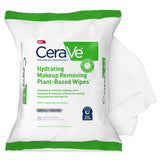 CeraVe Hydrating Facial Cleansing Makeup Remover Wipes| Plant Based Face Wipes| Biodegradable in Home Compost| Face Wash Cloth| Suitable for Sensitive Skin| Fragrance-free Non-comedogenic| 25 Count Fragrance Free - Premium Cloths & Towelettes from CeraVe - Just $12.89! Shop now at Kis'like