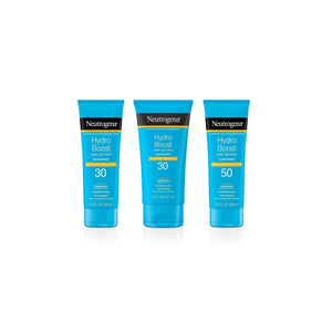Neutrogena Hydro Boost Water Gel Sunscreen Lotion with Broad Spectrum SPF 50, Water-Resistant Hydrating Body Sunscreen, Non-Greasy, Hyaluronic Acid, Travel Size, 3 fl. Oz, Pack of 3 - Premium Body Sunscreens from Neutrogena - Just $35.89! Shop now at Kis'like