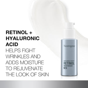 Neutrogena Rapid Wrinkle Repair Retinol Night Face Moisturizer, Daily Anti-Aging Face Cream with Retinol & Hyaluronic Acid to Fight Fine Lines & Wrinkles, 1 fl. oz - Premium Night Creams from Neutrogena - Just $20.89! Shop now at Kis'like