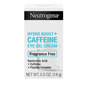 Neutrogena Hydro Boost + Eye Cream for Dark Circles & Puffiness, Under Eye Cream with Caffeine, Hyaluronic Acid and Peptides, Fragrance Free, 0.5 oz - Premium Creams from Neutrogena - Just $20.89! Shop now at Kis'like