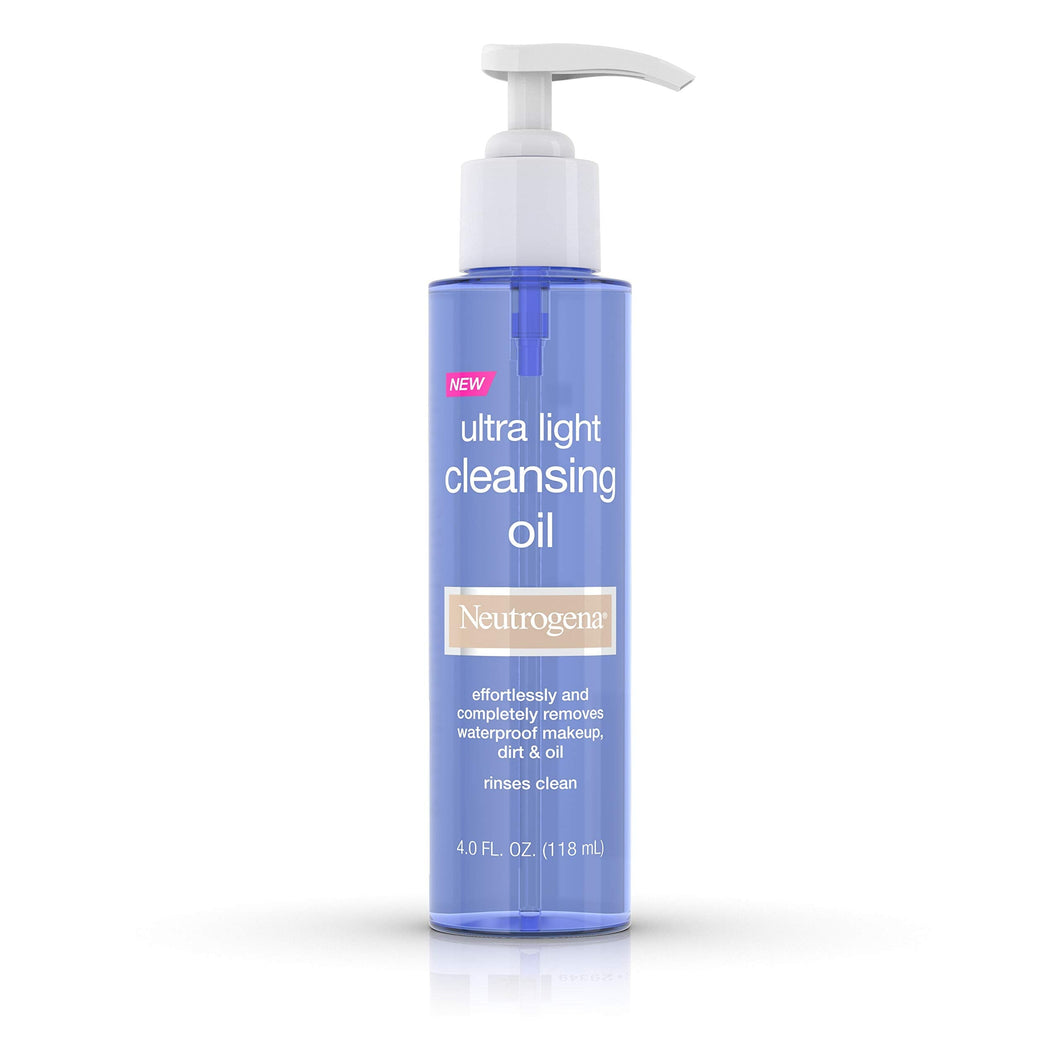 Neutrogena Ultra-Light Cleansing Oil, 4.0 Fluid Ounce - Premium Washes from Neutrogena - Just $12.89! Shop now at Kis'like