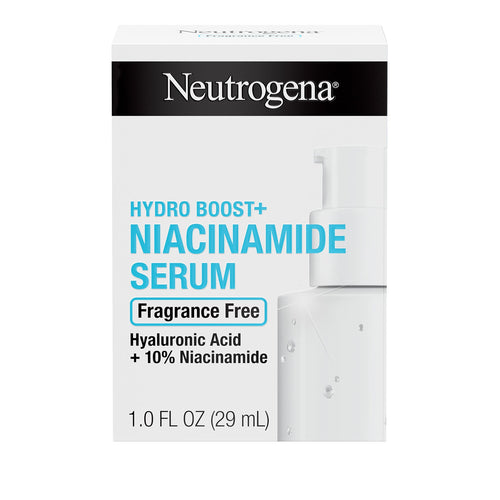 Neutrogena Hydro Boost + Niacinamide Serum for Face with Hyaluronic Acid & Vitamin B3, Multi-Action Face Serum to Hydrate & Improve Skin Complexion & Refine Look of Pores, Fragrance Free, 1 oz - Premium Serums from Neutrogena - Just $18.89! Shop now at KisLike