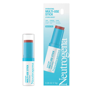 Neutrogena Hydro Boost Hydrating Multi-Use Makeup Stick with Hyaluronic Acid, Multipurpose Colored Makeup Balm for Lips, Cheeks & Eyes, Non-Comedogenic, Paraben-Free, Temptation, 0.26 oz - Premium Balms & Moisturizers from Neutrogena - Just $14.89! Shop now at KisLike