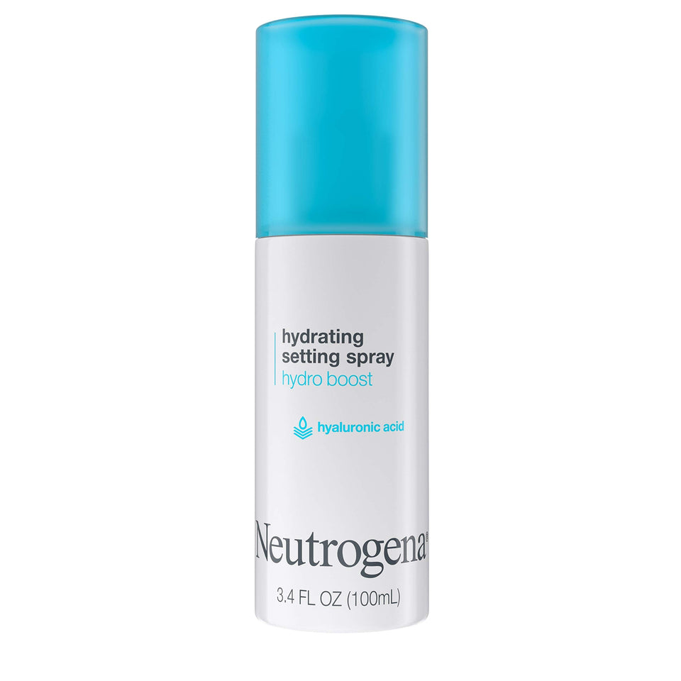 Neutrogena Hydro Boost Hydrating Makeup Setting Spray with Hyaluronic Acid, Longwear Makeup Setting Facial Mist for Smooth, Glowing, Dewy Skin, Non-Comedogenic & Hypoallergenic, 3.4 fl. oz - Premium Face Mists from Neutrogena - Just $14.89! Shop now at Kis'like