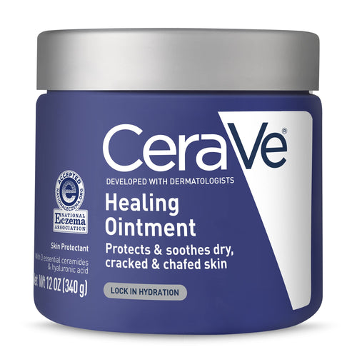 CeraVe Healing Ointment | Moisturizing Petrolatum Skin Protectant for Dry Skin with Hyaluronic Acid and Ceramides | Lanolin Free & Fragrance Free | 12 Ounce 12 Ounce (Pack of 1) - Premium Ointments from CeraVe - Just $24.89! Shop now at KisLike