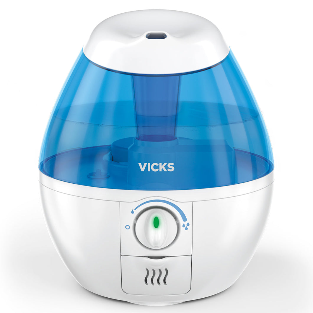 Vicks Mini Filter-Free Cool Mist Humidifier, White, VUL520W 8.06 x 8.11 x 9.40