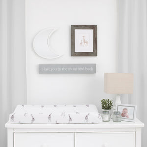Little Love by NoJo Moon Shaped Decorative Mirror White - Premium Baby Wall Decor from Little Love by NoJo - Just $43.10! Shop now at Kis'like