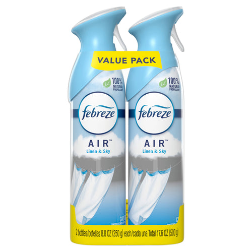 Febreze Odor-Eliminating Air Freshener, Linen and Sky, Pack of 2, 8.8 fl oz Each Other 8.8oz Each - Premium All Febreze Air Fresheners from Febreze - Just $12.69! Shop now at Kis'like