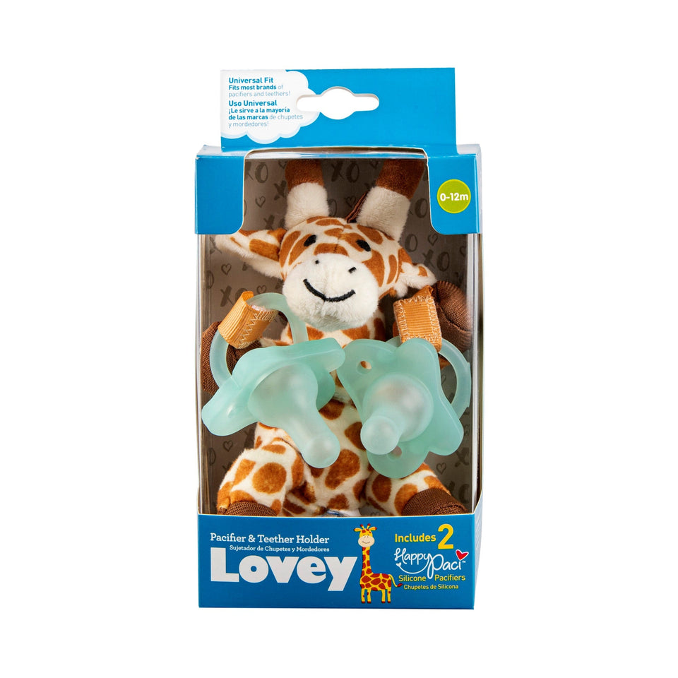 Dr. Brown's Giraffe Lovey with Two One-Piece Silicone Pacifiers Other - Premium Dr. Brown's Pacifier from Dr. Brown's - Just $13.99! Shop now at Kis'like