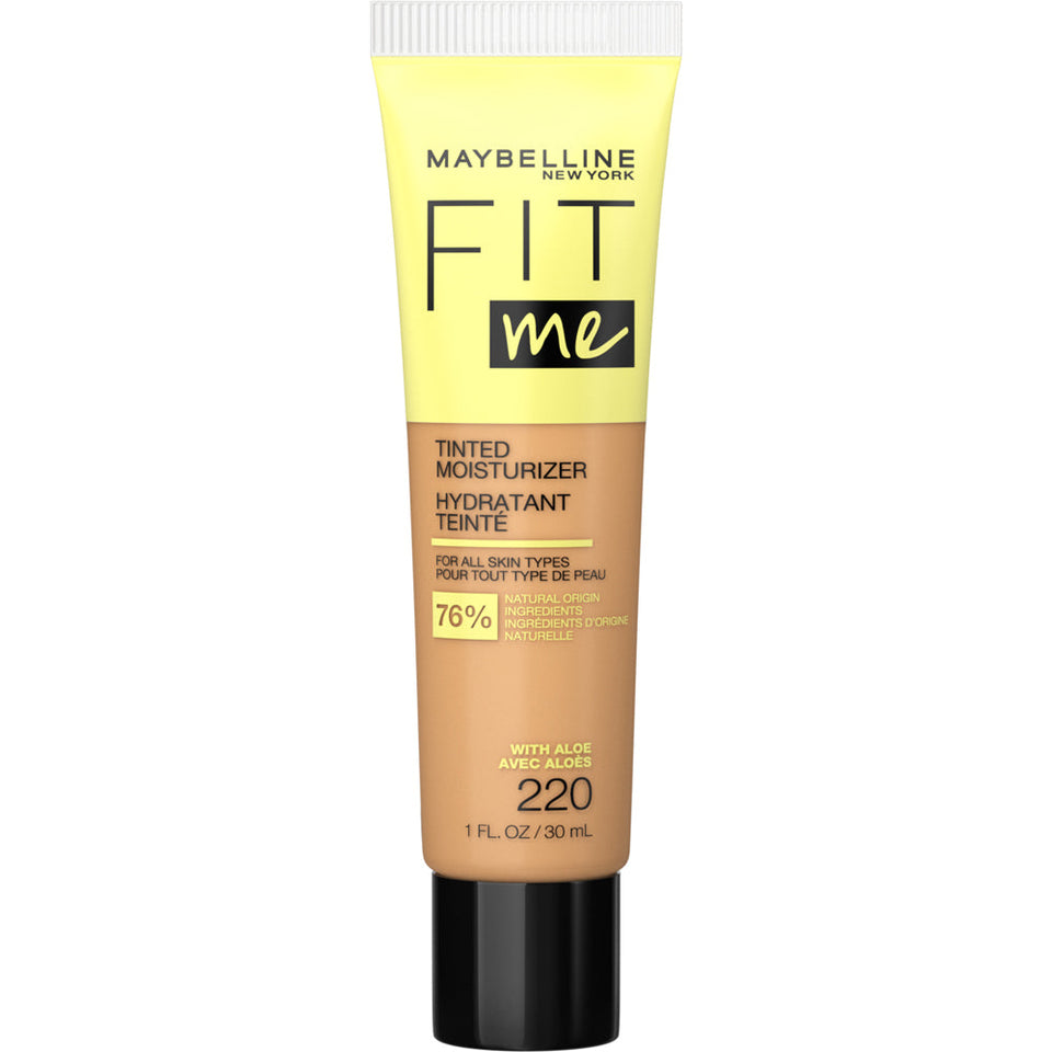 Maybelline Fit Me Tinted Moisturizer, Natural Coverage, Face Makeup, 220, 1 fl. oz. - Premium Maybelline Face Makeup from Maybelline - Just $10.99! Shop now at KisLike