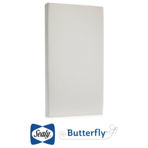 Sealy Butterfly, Premium Firm Crib Toddler Mattress in a Box, Breathable Knit Cover White 52 x 28 - Premium Crib & Toddler Mattresses from Sealy - Just $112.99! Shop now at KisLike