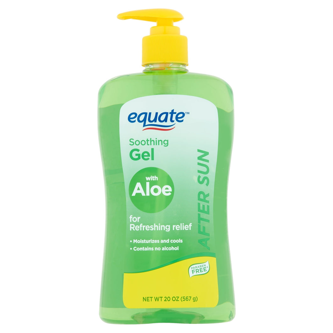 Equate After Sun Soothing Gel With Aloe, 20 Oz. 20 OZ (567 g) - Premium After-Sun Care from Equate - Just $6.99! Shop now at Kis'like