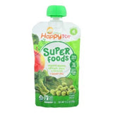 (8 Pouches) Happy Tots Organic Superfood, Broccoli, Spinach, Pea & Apple, 4.22 oz . - Premium Toddler Foods from Happy Tot - Just $14.99! Shop now at Kis'like