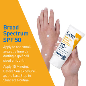 CeraVe 100% Mineral Sunscreen SPF 50 | Body Sunscreen with Zinc Oxide & Titanium Dioxide for Sensitive Skin | With Hyaluronic Acid and Ceramides | 5 oz - Premium Body Sunscreens from CeraVe - Just $18.89! Shop now at Kis'like