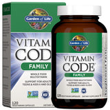 Garden of Life Multivitamin for Women, Men & Kids Age 6 and up, Vitamin Code Family Multi - 120 Vegetarian Capsules, Whole Food Vitamins, Food Blend & Probiotics, Gluten Free Dietary Supplements - Premium Multivitamins from Garden of Life - Just $40.89! Shop now at Kis'like