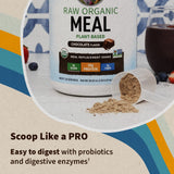 Garden of Life - Tasty Organic Chocolate Meal Replacement Shake Vegan - Garden of Life - 20g Complete Plant Based Protein, Greens, Rice Protein, Pro & Prebiotics for Easy Digestion – Non-GMO, Gluten-Free, 2.4 LB Canister 2.37 Pound (Pack of 1) - Premium Meal Replacement Drinks from Garden of Life - Just $52.89! Shop now at KisLike