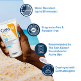CeraVe Hydrating Sheer Sunscreen SPF 30 for Face and Body | Mineral Sunscreen & Chemical Sunscreen with Zinc Oxide, Hyaluronic Acid, Niacinamides and Ceramides| Paraben Free Fragrance Free | 3 Ounces - Premium Body Sunscreens from CeraVe - Just $18.89! Shop now at KisLike