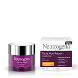 Neutrogena Triple Age Repair Anti-Aging Daily Facial Moisturizer with SPF 25 Sunscreen & Vitamin C, Firming Anti-Wrinkle Face & Neck Cream for Dark Spots, Glycerin & Shea Butter, 1.7 oz - Premium Face Moisturizers from Neutrogena - Just $24.89! Shop now at Kis'like