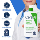 CeraVe Hydrating Facial Cleanser | Moisturizing Non-Foaming Face Wash with Hyaluronic Acid, Ceramides and Glycerin | Fragrance Free Paraben Free | 19 Fluid Ounce 19 Fl Oz (Pack of 1) - Premium Washes from CeraVe - Just $24.89! Shop now at KisLike