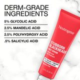 Neutrogena Stubborn Blackheads Daily Acne Facial Serum with Salicylic, Glycolic, Polyhydroxy & Mandelic Acids, Oil-Free Face Serum for Acne-Prone Skin to Help Clear Clogged Pores, 1 fl. oz Daily Serum - Premium Facial Peels from Neutrogena - Just $18.89! Shop now at KisLike