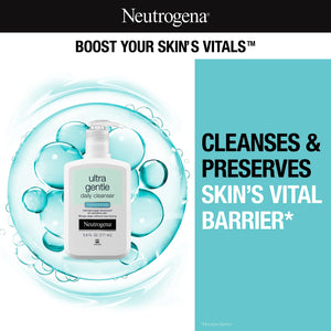 Neutrogena Ultra Gentle Foaming Facial Cleanser, Hydrating Face Wash for Sensitive Skin, Gently Cleanses Face Without Over Drying, Oil-Free, Soap-Free, 5.8 fl. oz - Premium Washes from Neutrogena - Just $17.89! Shop now at Kis'like