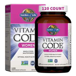 Garden of Life Multivitamin for Women, Vitamin Code Women's Multi - 120 Capsules, Whole Food Womens Multi, Vitamins, Iron, Folate not Folic Acid & Probiotics for Womens Energy, Vegetarian Supplements 120 Count (Pack of 1) - Premium Multivitamins from Garden of Life - Just $29.89! Shop now at Kis'like