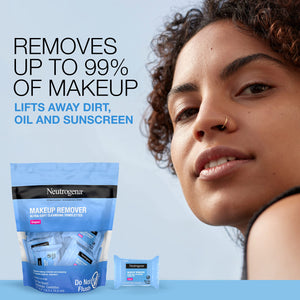 Neutrogena Makeup Remover Wipes Singles, Daily Facial Cleanser Towelettes, Gently Removes Oil & Makeup, Alcohol-Free Makeup Wipes, Individually Wrapped, 20 ct 20 Count (Pack of 1) - Premium Makeup Cleansing Wipes from Neutrogena - Just $9.89! Shop now at Kis'like