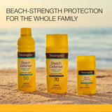 Neutrogena Beach Defense Water-Resistant Face & Body SPF 70 Sunscreen Lotion with Broad Spectrum UVA/UVB Protection, Oil-Free Fast-Absorbing Sunscreen Lotion, Oxybenzone-Free, 6.7 oz - Premium Body Sunscreens from Neutrogena - Just $10.89! Shop now at Kis'like