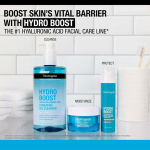 Neutrogena Hydro Boost Fragrance Free Hydrating Gel Facial Cleanser with Hyaluronic Acid, Daily Foaming Face Wash & Makeup Remover, Gentle Face Wash, Non-Comedogenic, 16 fl. oz 16 Fl Oz - Premium Gels from Neutrogena - Just $16.89! Shop now at KisLike