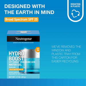 Neutrogena Hydro Boost Face Moisturizer with SPF 25, Hydrating Facial Sunscreen, Oil-Free and Non-Comedogenic Water Gel Face Lotion 1.7 oz - Premium Facial Sunscreens from Neutrogena - Just $24.89! Shop now at Kis'like
