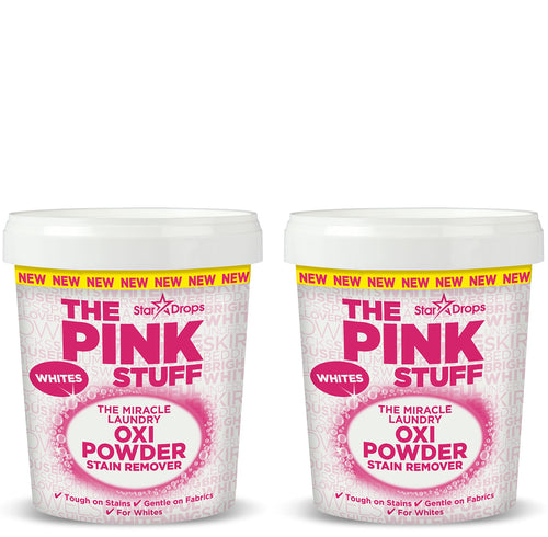 Stardrops - The Pink Stuff - The Miracle Laundry Oxi Powder Stain Remover For White’s Bundle (2 Whites Powder) - Premium Stain Removers from Stardrops - Just $29.89! Shop now at Kis'like