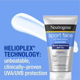 Neutrogena Sport Face Sunscreen SPF 70+, Oil-Free Facial Sunscreen Lotion with Broad Spectrum UVA/UVB Sun Protection, Sweat-Resistant & Water-Resistant, 2.5 fl. oz - Premium Facial Sunscreens from Neutrogena - Just $12.89! Shop now at Kis'like
