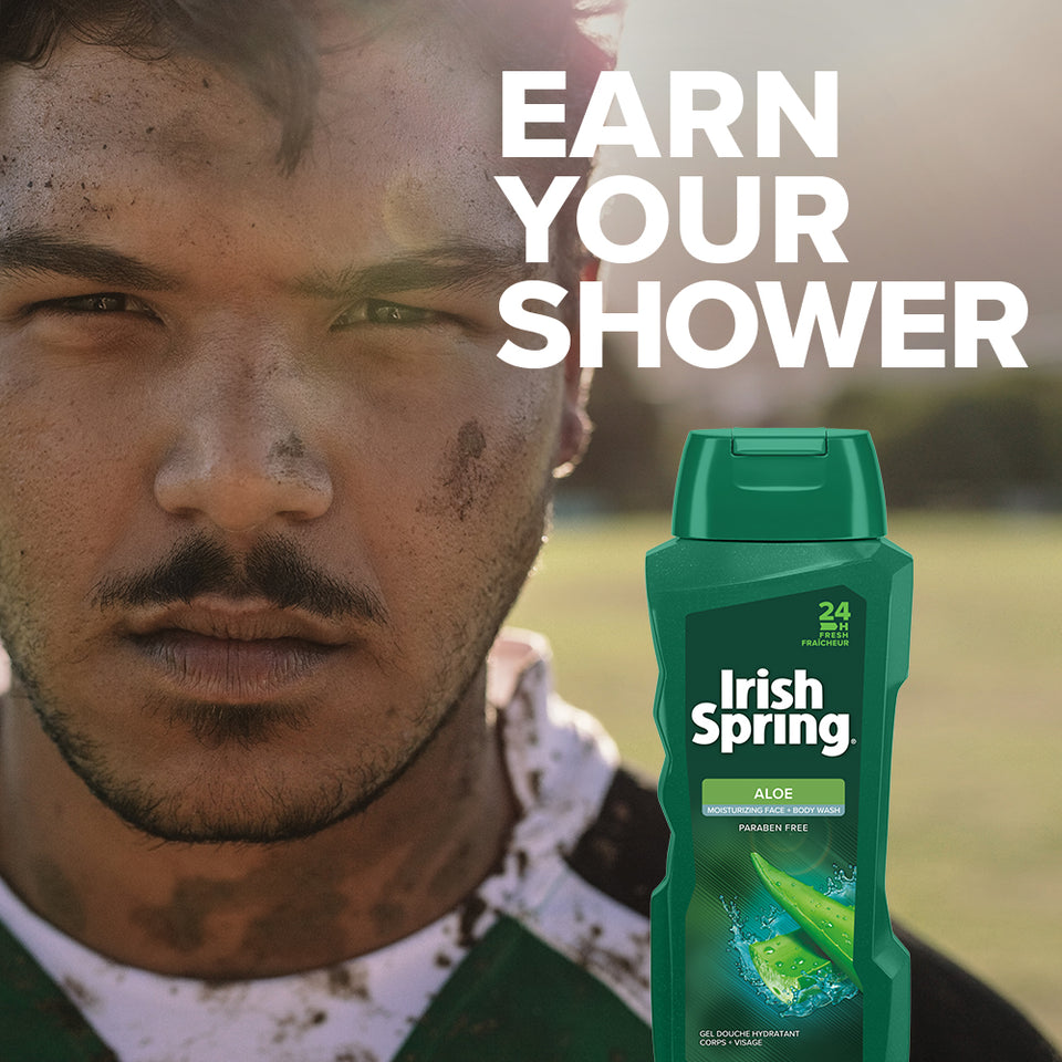 Irish Spring Aloe Body Wash For Men, 24 Hour Protection, 18 fl oz Multicolor 18 oz - Premium Body Wash & Shower Gel from Irish Spring - Just $12.62! Shop now at Kis'like