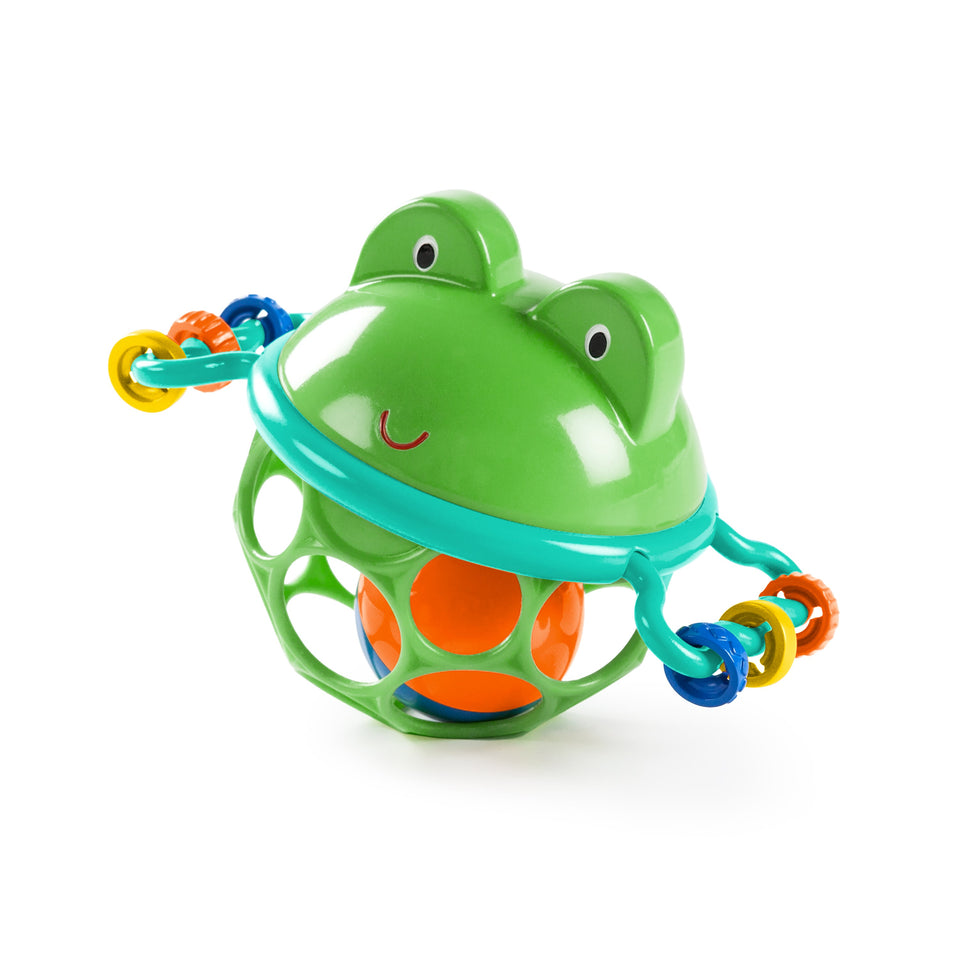 Oball Jingle & Shake Pal Easy-Grasp Rattle, Ages Newborn + Green - Premium Baby Stocking Stuffers from Oball - Just $8.99! Shop now at Kis'like
