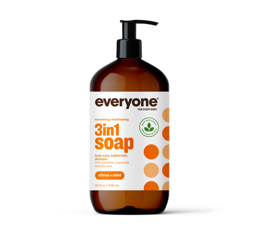 Everyone 3-in-1 Soap, Shampoo, and Body Wash - Citrus & Mint (32 Oz.) Citrus and Mint 32 FZ - Premium Body Wash & Shower Gel from EO Products - Just $12.99! Shop now at Kis'like
