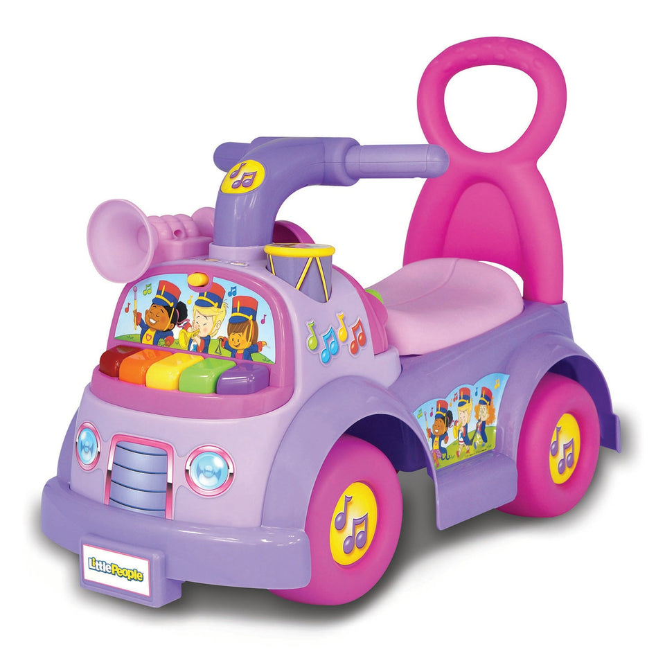 Little People Fisher Price Music Parade Ride On with Sounds - Purple Purple,Pink - Premium All Pedal & Push Ride Ons from Little People - Just $39.99! Shop now at Kis'like