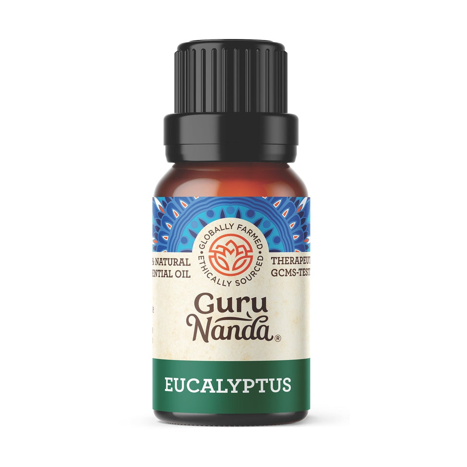GuruNanda 100% Pure Eucalyptus Essential Oil For Aromatherapy - .5 fl. Oz. 15 mL - Premium Essential Oils from GuruNanda - Just $8.99! Shop now at Kis'like