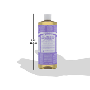 Dr. Bronner's Lavender Pure-Castile Liquid Soap - 32 oz Purple - Premium Body Wash & Shower Gel from Dr. Bronner's - Just $18.99! Shop now at Kis'like