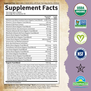Garden of Life Prenatal Vitamin: Folate for Energy & Healthy Fetal Development, Non-constipating Iron, Vitamin C, B6, B12, D3 – mykind Organics – Organic, Non-GMO, Gluten-Free, Vegan, 90 Day Supply 90 Count (Pack of 1) - Premium Prenatal Vitamins from Garden of Life - Just $67.89! Shop now at Kis'like