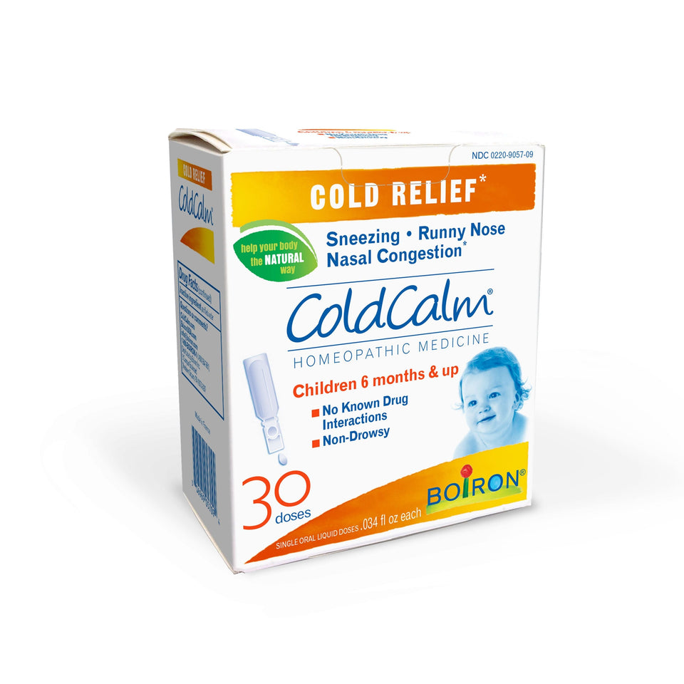 Boiron ColdCalm Baby Liquid Doses Cold Relief, Sneezing, Runny Nose, Nasal Congestion, 30 Single Liquid Doses Orange 30 Oral Liquid Doses, .034 fl oz Each 30 drops - Premium Homeopathic Immunity Support from Boiron - Just $13.99! Shop now at Kis'like