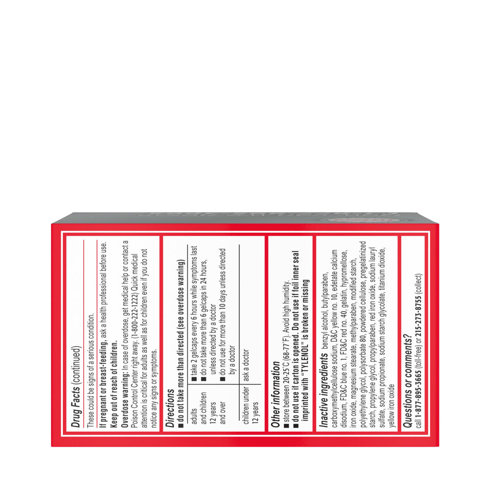 TYLENOL Extra Strength Acetaminophen Rapid Release Gels, 100 ct Other - Premium Headaches & Fever from TYLENOL - Just $14.99! Shop now at Kis'like