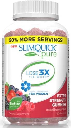 Slimquick Pure Weight Management Gummies, Mixed Berry, 60 Ct Multicolor - Premium Weight Loss Pills from SLIMQUICK - Just $20.99! Shop now at Kis'like