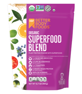 BetterBody Foods Superfood Blend Powder, Organic, 12.7 oz White 12.7 fl oz - Premium All Superfoods from BetterBody Foods - Just $16.99! Shop now at Kis'like