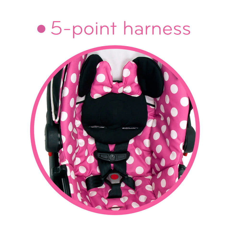 minnie mouse infant car seat and stroller set Disney Baby Light 'n Comfy 22 Luxe Infant Car Seat, Minnie Dot Other