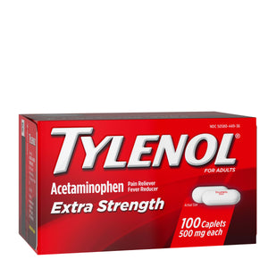 TYLENOL Extra Strength Caplets with 500 mg Acetaminophen, 100 Ct Other 100 Count (Pack of 1 - Premium Headaches & Fever from TYLENOL - Just $13.99! Shop now at Kis'like