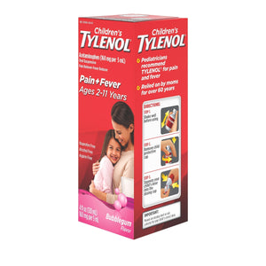 TYLENOL Children's Pain + Fever Relief Medicine, Bubble Gum, 4 fl. Oz. Other - Premium Children's Headaches from TYLENOL - Just $10.99! Shop now at Kis'like