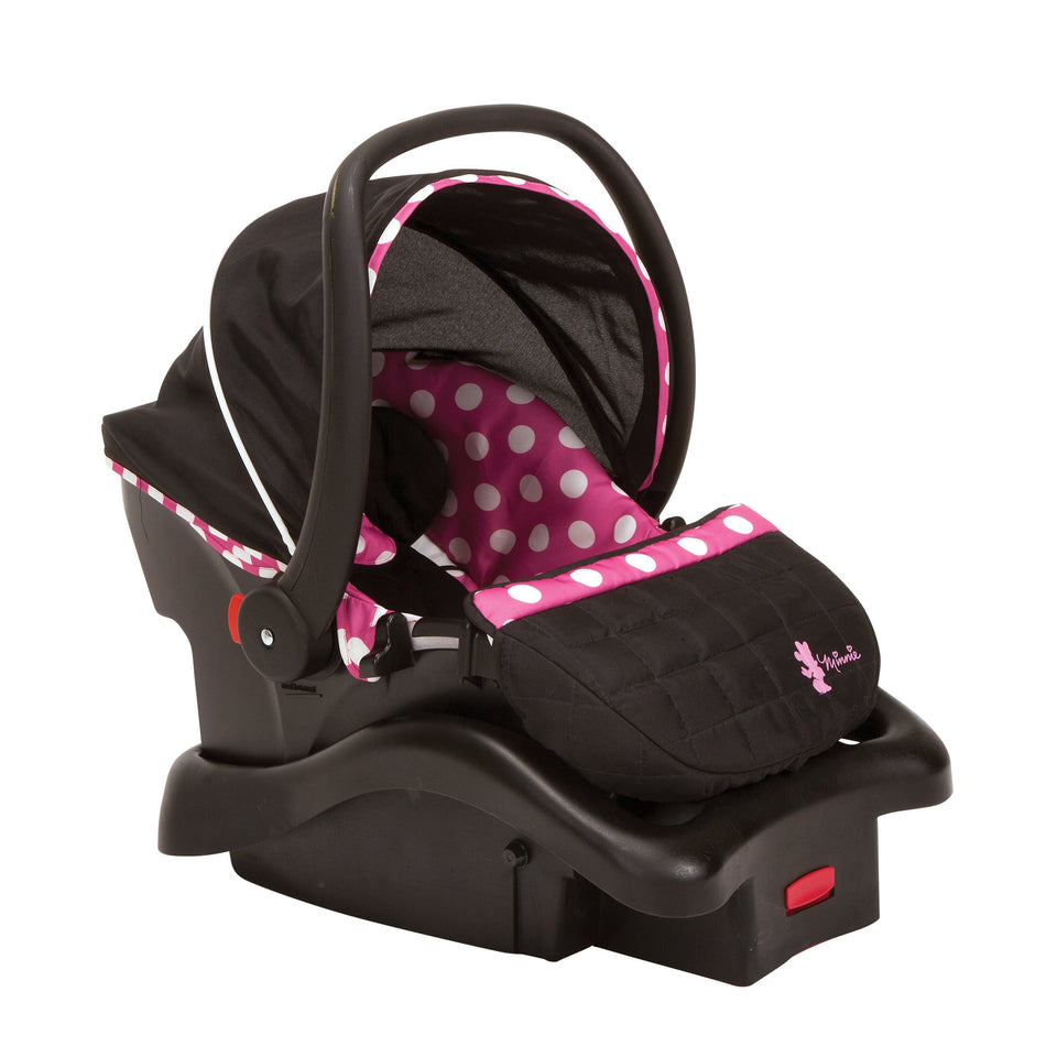 disney car seat and stroller Disney Baby Light 'n Comfy 22 Luxe Infant Car Seat, Minnie Dot Other
