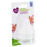 Parent's Choice Wide Neck Silicone Nipples, 6+ Months, 3 Pack Clear 3 Silicone Nipples - Premium Toddler Dishes and Utensils from Parent's Choice - Just $5.99! Shop now at KisLike