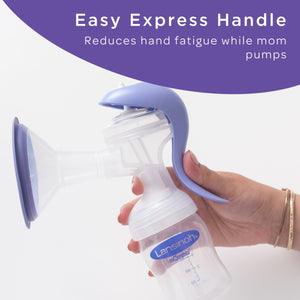 Lansinoh Manual Breast Pump, Portable Hand Pump for Breastfeeding Multicolor - Premium Breast Pumps from Lansinoh - Just $27.99! Shop now at Kis'like